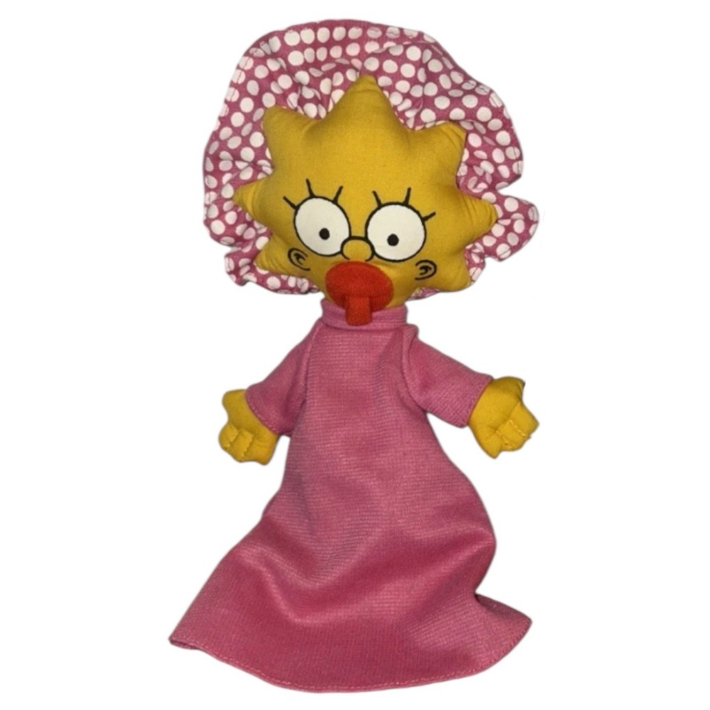PROTOTYPE Dan Dee Maggie Simpson 1990 Rag Doll - 10" Unreleased Toy Sample VHTF